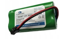 Akumulator 2S1P 7,4V 3500mAh Li-Ion BMS LGMJ1 JST SUPERCENA